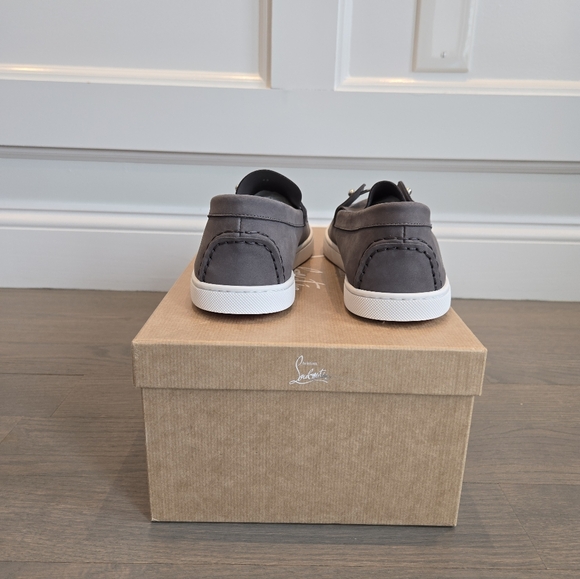 $945 Christian Louboutin Chambeliboat Leather Boat Shoe Men's EU 42 US 9 BNIB - Picture 5 of 9